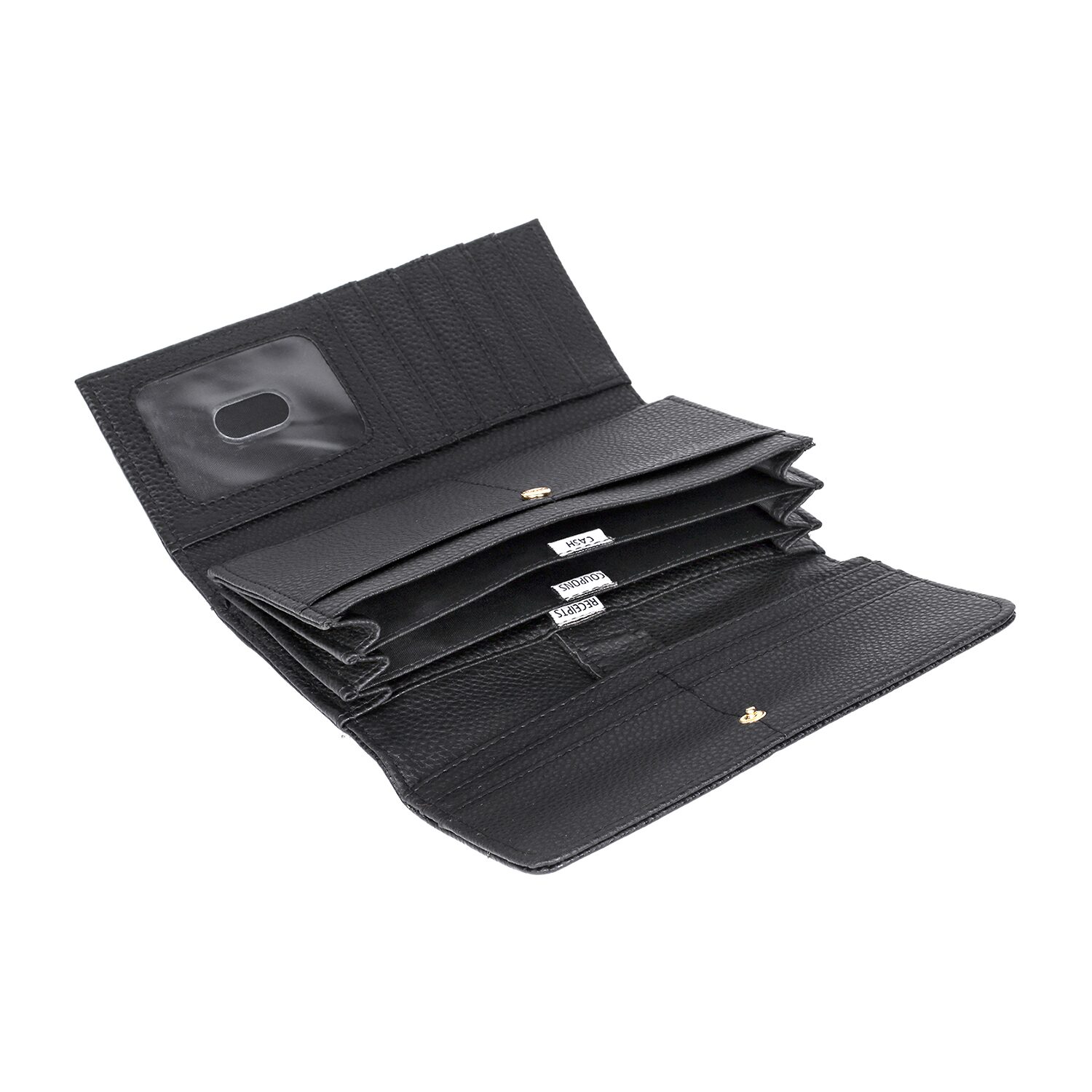 J. Buxton Womens Rfid Blocking Trifold Wallet