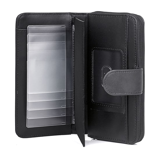 J. Buxton Womens Rfid Blocking Checkbook Wallet