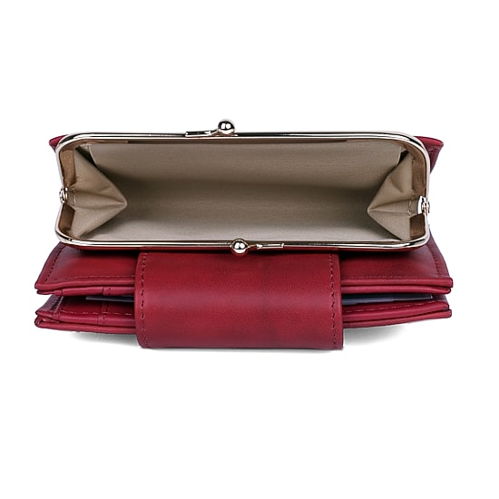 J. Buxton Womens RFID Blocking Indexer Wallet