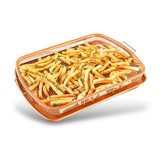 Gotham Steel 13.4”x11.4” Large 2-pc Nonstick Crisper Tray