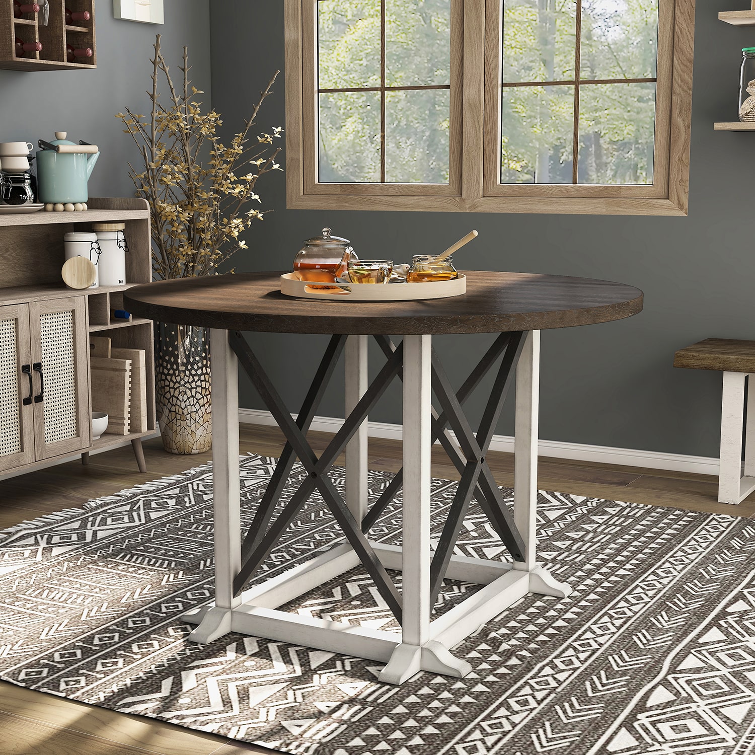 Furniture of America™ Voica 5-pc. Round Dining Set
