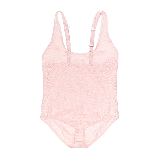 Curvy Couture No Show Lace Bodysuit- 1604