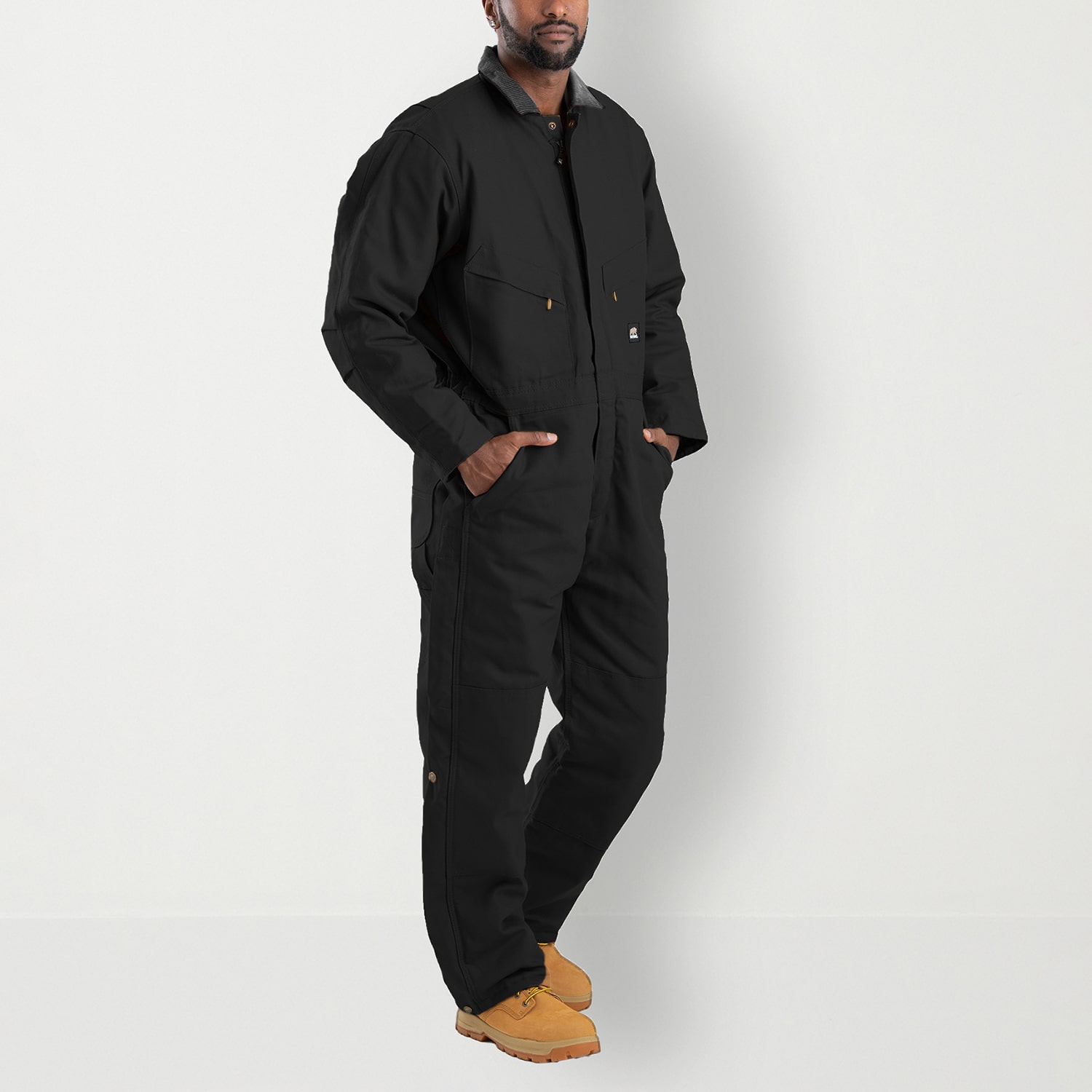 Berne Heritage Short Mens Big Insulated Long Sleeve Workwear Coverall