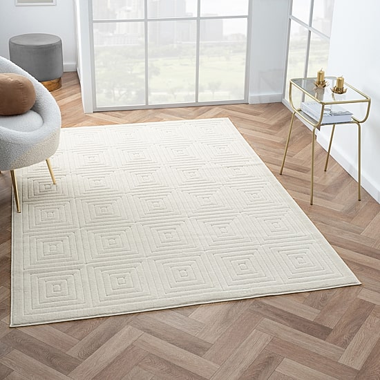 Alina Ely Geometric Indoor Outdoor Rectangular Area Rug