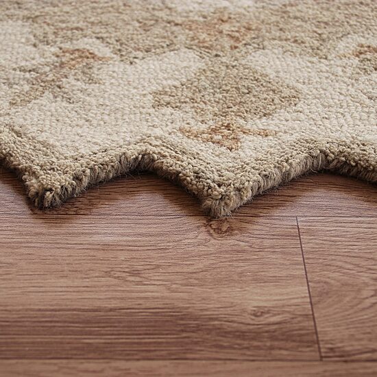 Beatrice Avril Medallion Hand Tufted 3' X 3' Indoor Star Accent Rug
