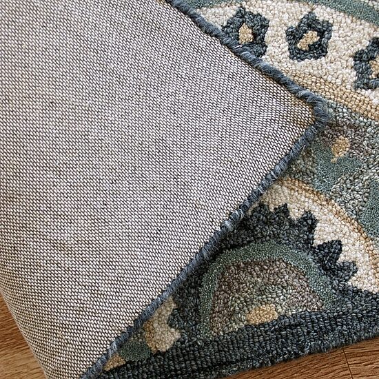 Beatrice Qiera Medallion Hand Tufted 3’X3’ Indoor Round Accent Rug