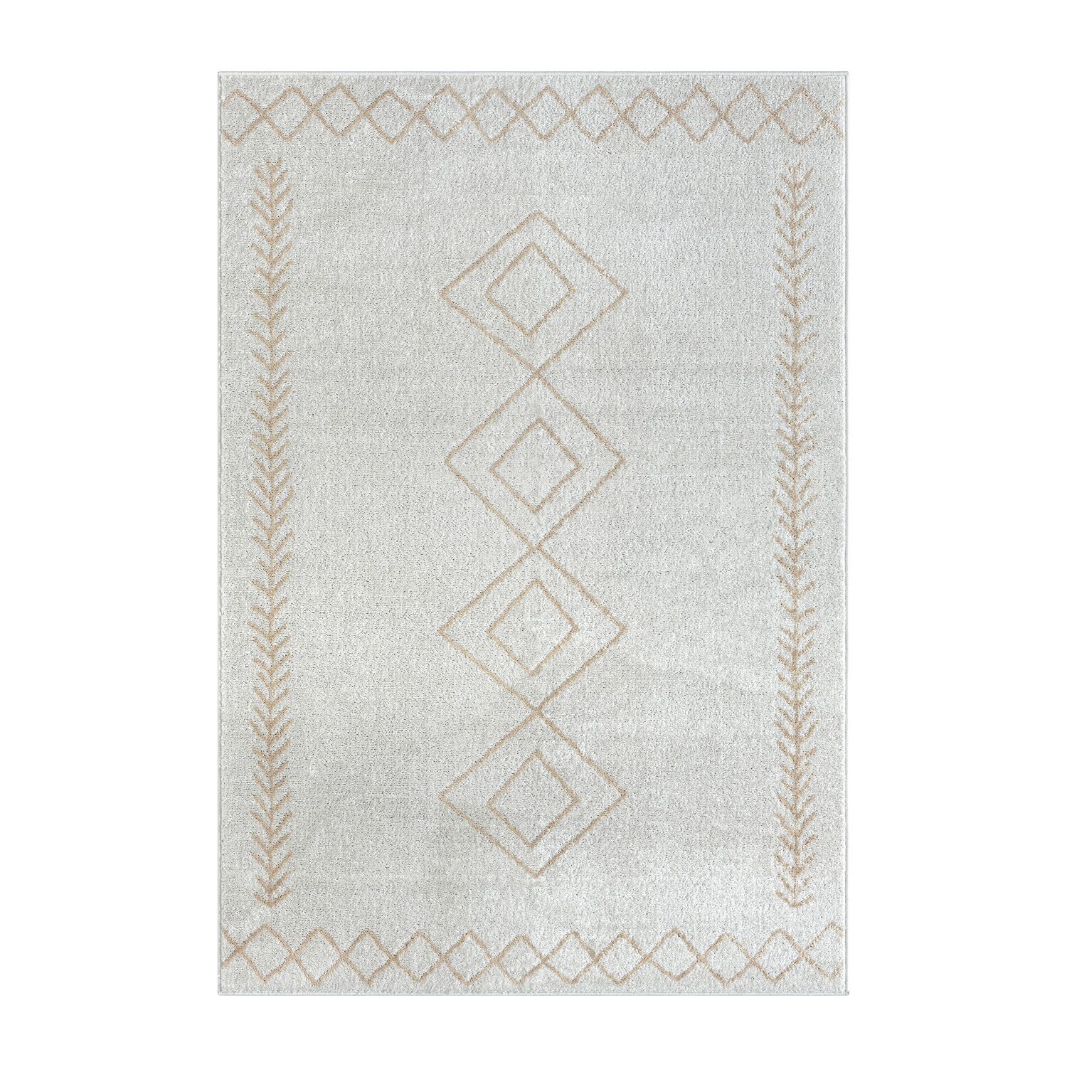 Calixta Bien Diamond Stain Resistant Indoor Rectangular Area Rug