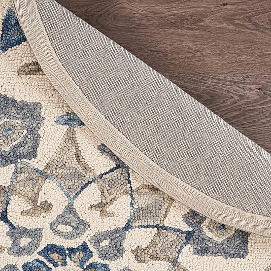 Daisy Ely Floral Hand Tufted Indoor Round Area Rug