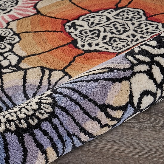 Sindy Frey Floral Hand Tufted Indoor Round Area Rug