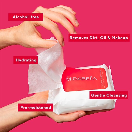 Mirabella Makeup Remover Wipes