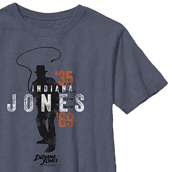 Disney Collection Indiana Jones Little & Big Kid Boys Crew Neck Short Sleeve Regular Fit Graphic T-Shirt