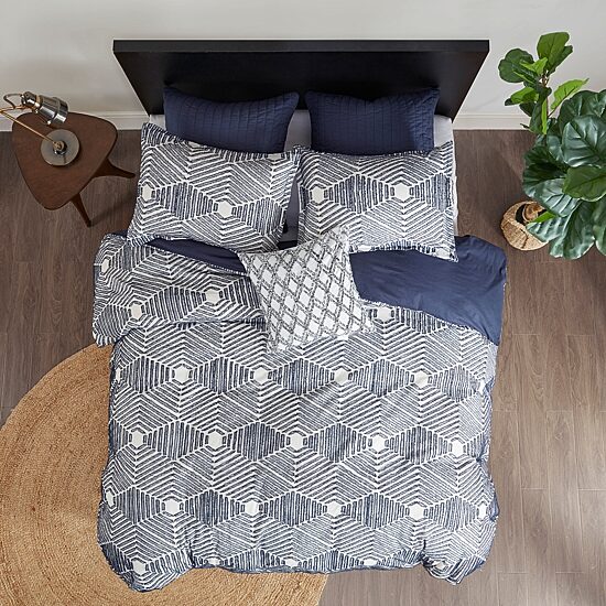 INK+IVY Camila Cotton Quilted Euro Sham