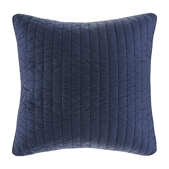 INK+IVY Camila Cotton Quilted Euro Sham