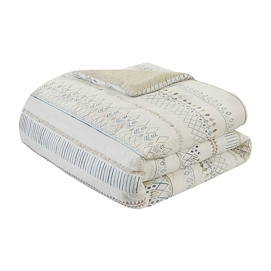 Madison Park Joshua Seersucker 5-pc. Midweight Comforter Set