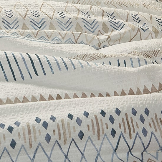 Madison Park Joshua Seersucker 5-pc. Midweight Comforter Set