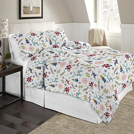 Pointehaven Soft Cotton Duvet Cover Set