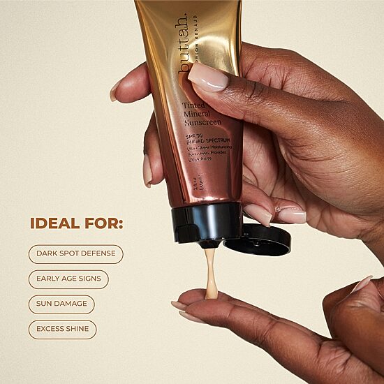 Buttah Skin Invisible Tinted Mineral Facial Sunscreen Spf 30