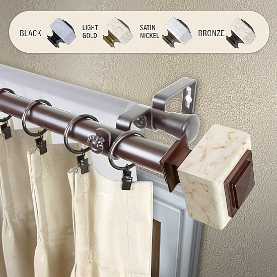 Rod Desyne Estelle Double Curtain Rod