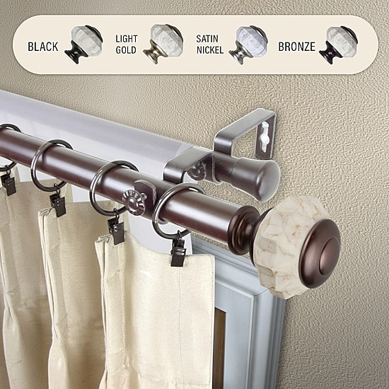 Rod Desyne Linden Double Curtain Rod