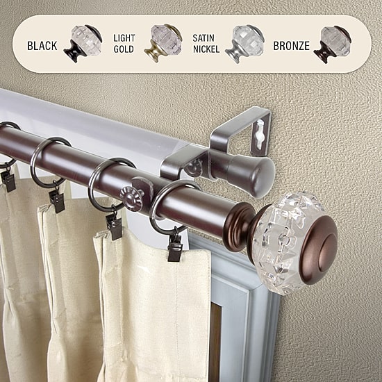 Rod Desyne Inez Double Curtain Rod