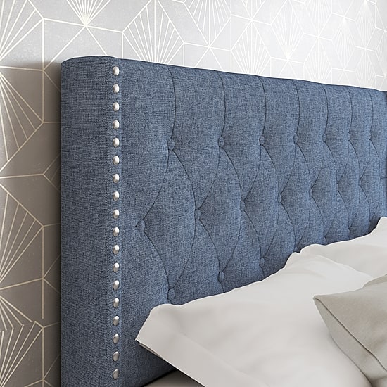 Mila Upholstered Wooden Bed