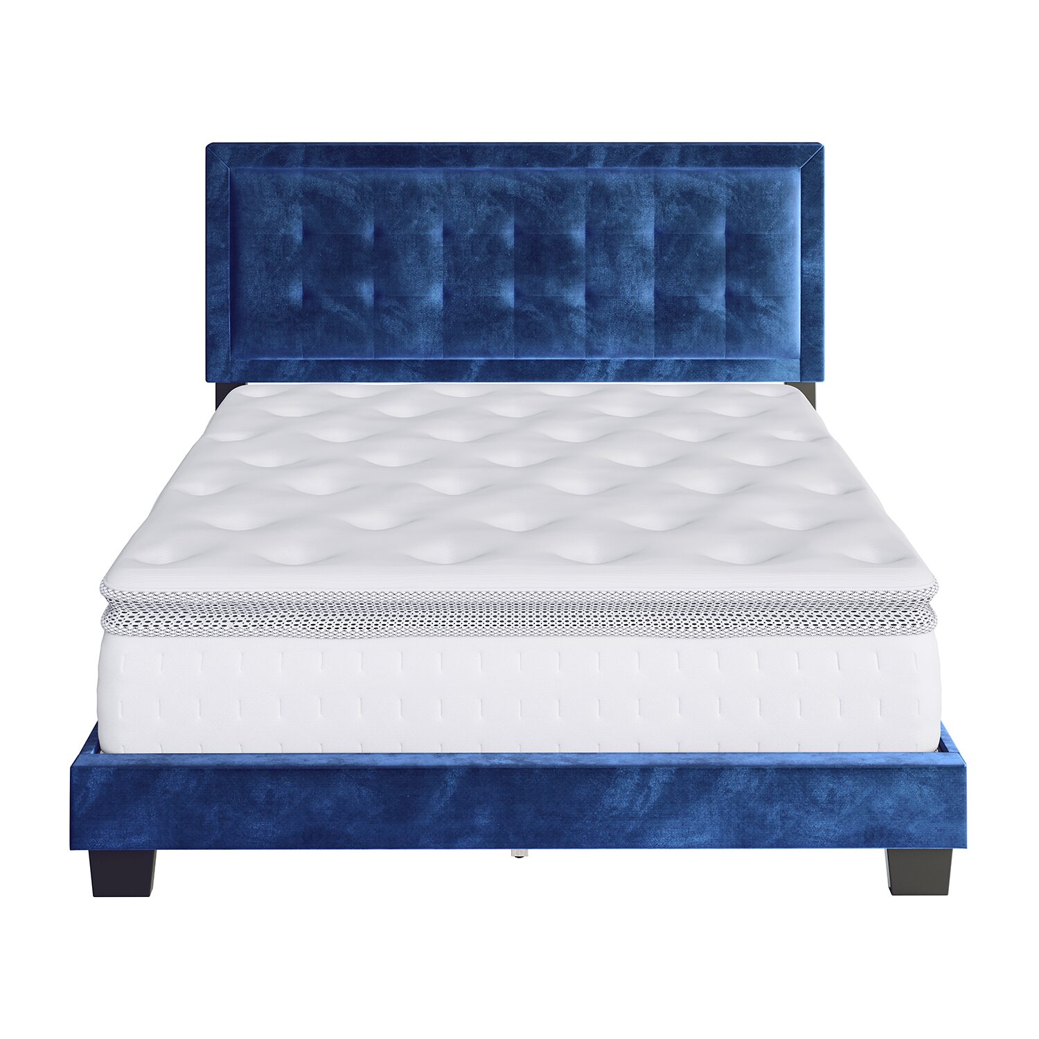 Patrice Upholstered Wooden Bed