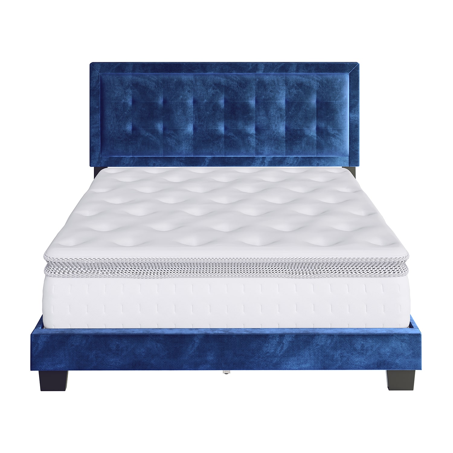 Patrice Upholstered Wooden Bed