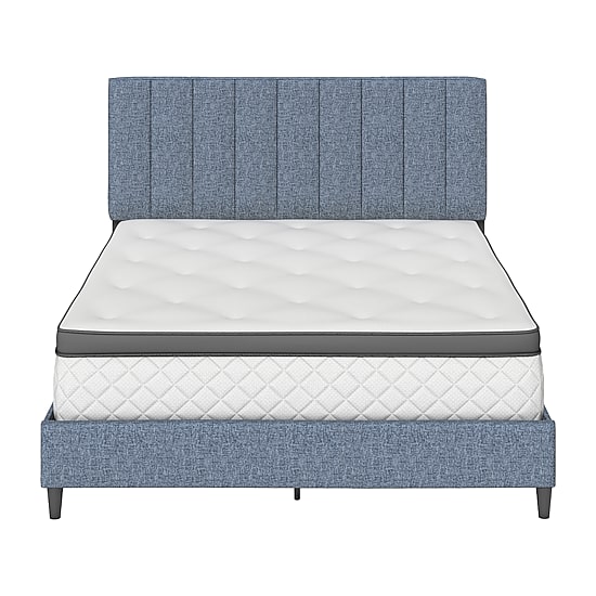 Lenora Upholstered Wooden Bed