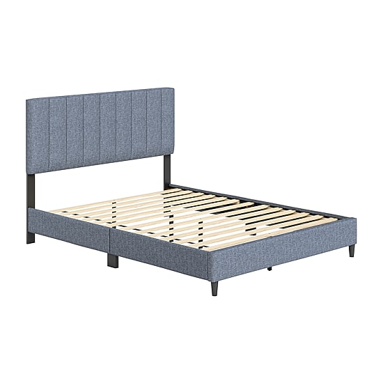 Lenora Upholstered Wooden Bed