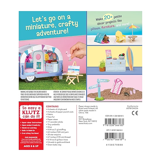 Klutz Make Your Own Tiny Camper Craft Kit