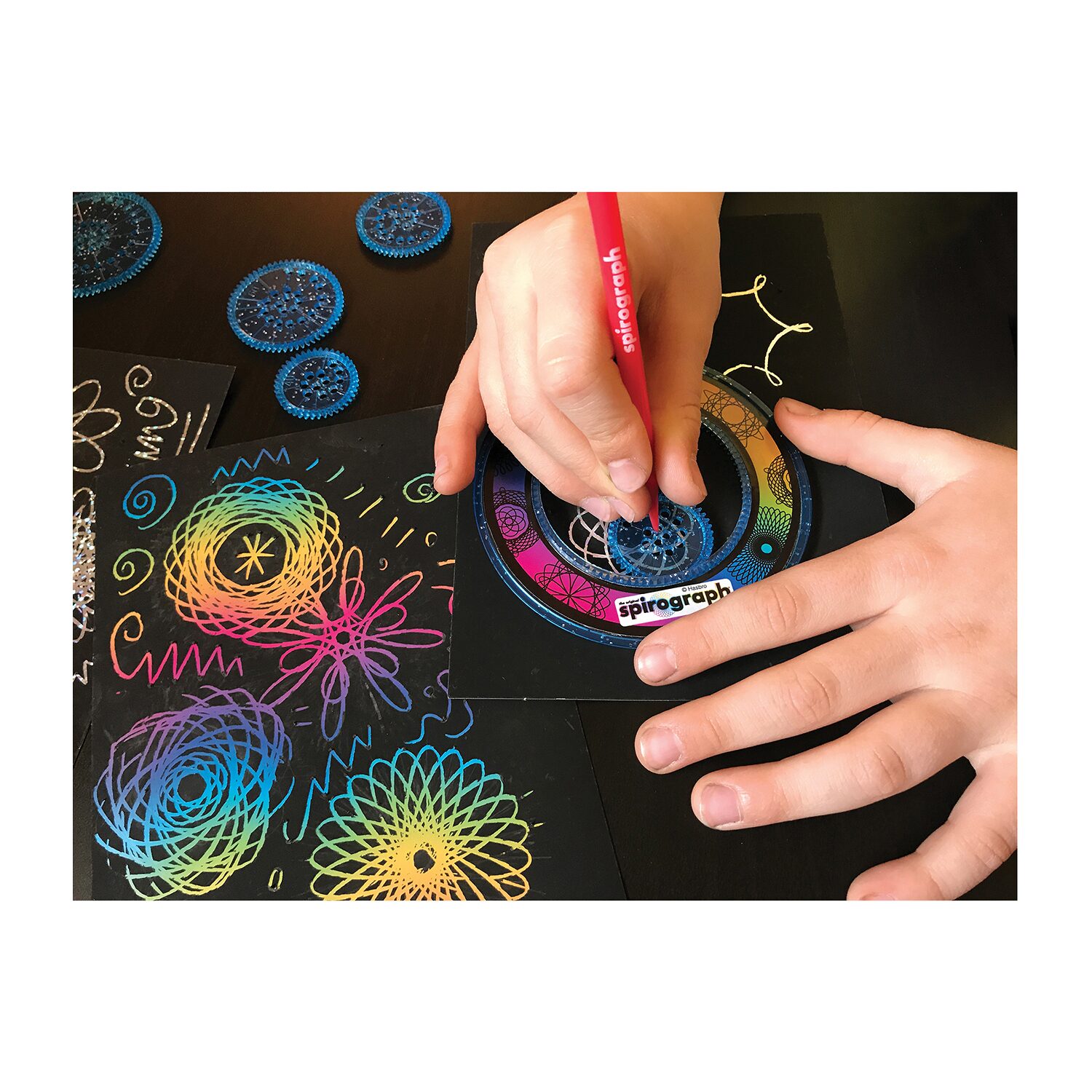 Spirograph Scratch & Shimmer Art Set