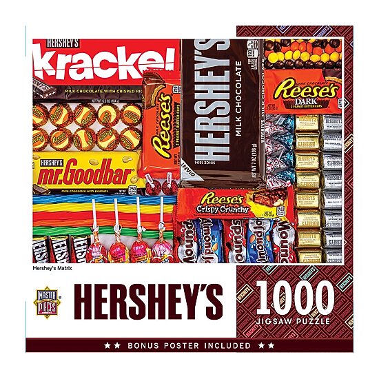 Masterpieces Puzzles Hershey'S Matrix: 1000 Pcs 1000-pc. Puzzle
