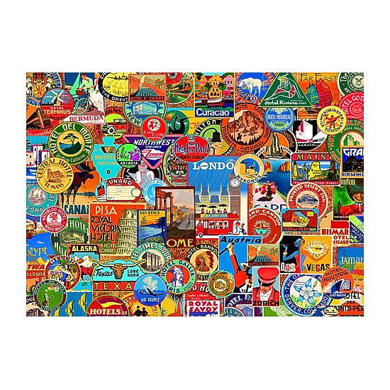 Willow Creek Press Lewis T. Johnson - World Of Travel: 1000 Pcs 1000-pc. Puzzle