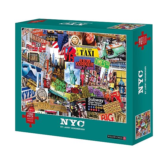 Willow Creek Press Larry Hersberger - Nyc: 1000 Pcs 1000-pc. Puzzle