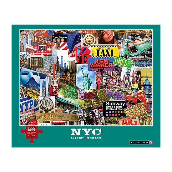 Willow Creek Press Larry Hersberger - Nyc: 1000 Pcs 1000-pc. Puzzle