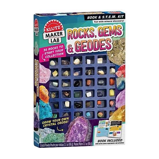 Klutz Maker Lab - Rocks Gems & Geodes Discovery Toy