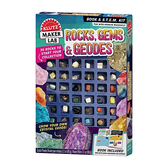 Klutz Maker Lab - Rocks Gems & Geodes Discovery Toy