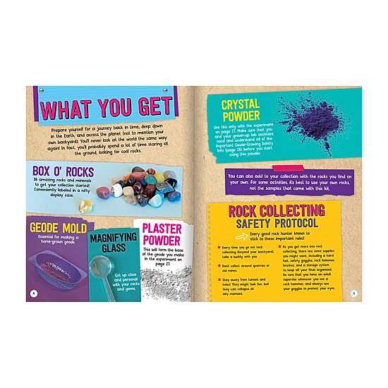 Klutz Maker Lab - Rocks Gems & Geodes Discovery Toy