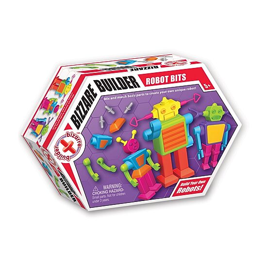 Tedco Toys Bizarre Builder - Robot Bits Building Set