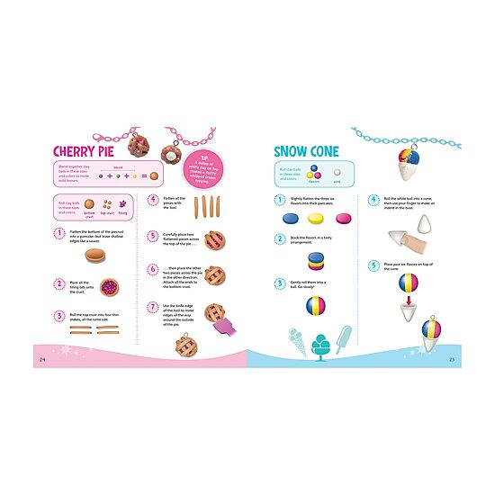 Klutz Make Glitter Clay Charms Jewelry Kit