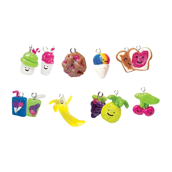 Klutz Make Glitter Clay Charms Jewelry Kit
