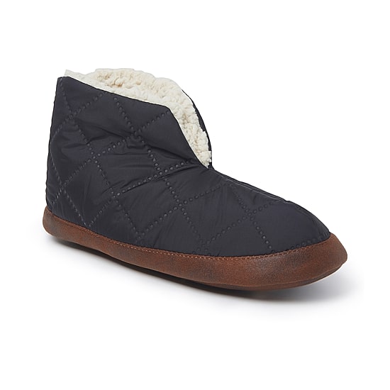 Dearfoams Mens Memory Foam Bootie Slippers