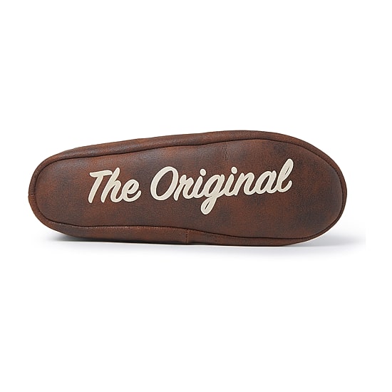 Dearfoams Mens Memory Foam Bootie Slippers