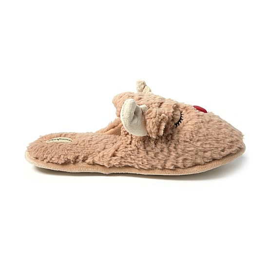 Dearfoams Mens Memory Foam Slip-On Slippers