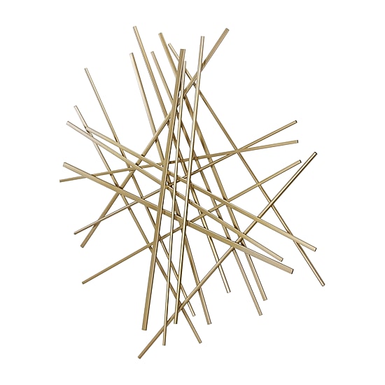 Cheungs Avalon Gold Abstract Décor Metal Wall Art