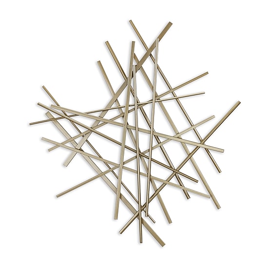 Cheungs Avalon Gold Abstract Décor Metal Wall Art