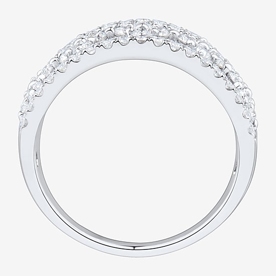 (Si1-Si2/ H-I) Womens 1 CT. T.W. Lab Grown White Diamond 10K Gold Band