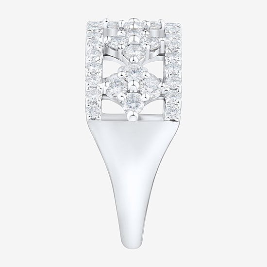 (Si1-Si2/ H-I) Womens 1 CT. T.W. Lab Grown White Diamond 10K Gold Band