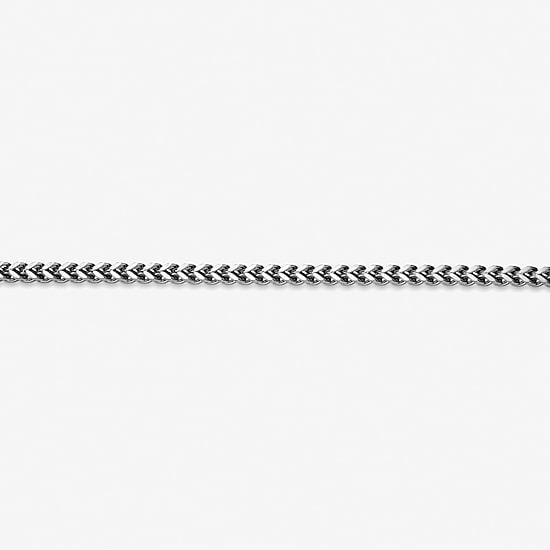 Mens Stainless Steel 4mm Foxtail Chain Necklace