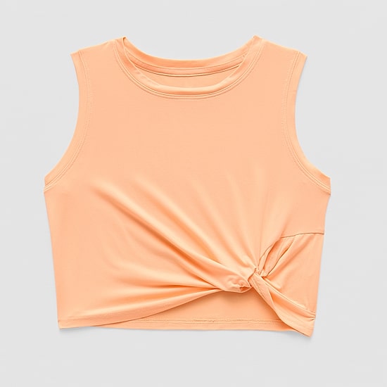 Xersion Little & Big Kid Girls Crew Neck Sleeveless Active Tank Top